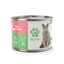 Load image into Gallery viewer, FELLICITA Wet Food for Cats - Turkey Trout