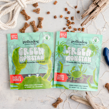 Load image into Gallery viewer, POLKADOG Green Monstah Crunchy Bits for Dogs & Cats