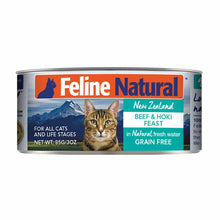 Load image into Gallery viewer, FELINE NATURAL Beef & Hoki Feast Can for Cats