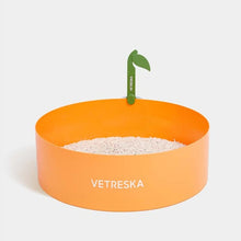 Load image into Gallery viewer, VETRESKA Orange Kitty Kove Litter Box