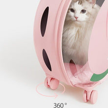 Load image into Gallery viewer, VETRESKA Bubble Luggage Pink Peach