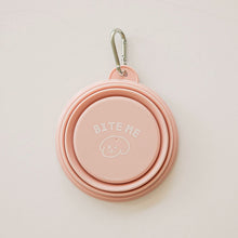 Load image into Gallery viewer, BITE ME Collapsible Silicone Pet Travel Bowl
