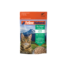 Load image into Gallery viewer, FELINE NATURAL Lamb Feast Raw Freeze Dried Food for Cats
