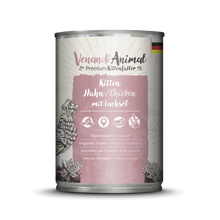 Load image into Gallery viewer, VENANDI ANIMAL Premium Katzenfutter Cat Food 400g - Kitten Chicken
