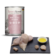 Load image into Gallery viewer, VENANDI ANIMAL Premium Katzenfutter Cat Food 400g - Kitten Chicken
