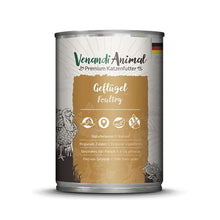 Load image into Gallery viewer, VENANDI ANIMAL Premium Katzenfutter Cat Food 400g - Poultry
