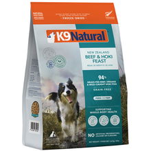 Load image into Gallery viewer, K9 NATURAL Beef &amp; Hoki Feast Raw Freeze Dried Dog Food
