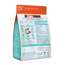 Load image into Gallery viewer, FELINE NATURAL Beef &amp; Hoki Feast Freeze Dried Cat Food 800g
