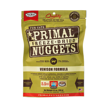 Load image into Gallery viewer, PRIMAL Cat Raw Freeze-dried Nuggets - Venison 5.5oz/14oz
