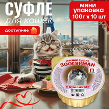 Load image into Gallery viewer, ZOOGURMAN Cat Wet Food 'Meat Soufflé' 100g
