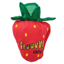 Load image into Gallery viewer, YEOWWW! Catnip Toy - Strawberries
