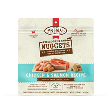 Load image into Gallery viewer, PRIMAL Cat Raw Freeze-dried Nuggets - Chicken &amp; Salmon 5.5oz/14oz
