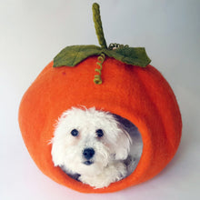 Load image into Gallery viewer, DHARMA DOG KARMA CAT Pet Bed Pumpkin Cave 🎃
