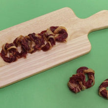 Load image into Gallery viewer, NATURAL CORE Dog Treat Natural Duck &amp; Duck Tendon Ring 8p
