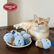 Load image into Gallery viewer, TOOCAT Silvervine Catnip Ball Cat Toy Blue Snow Fruit
