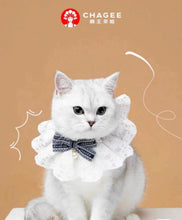 Load image into Gallery viewer, CHAGEE Limited Edition Cute Lace Collar Bow Tie for Cats
