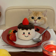 Load image into Gallery viewer, TOOCAT Cat Toy Strawberry Cake
