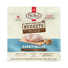 Load image into Gallery viewer, PRIMAL Cat Raw Freeze-dried Nuggets - Rabbit 5.5 oz/14oz
