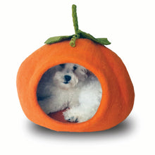 Load image into Gallery viewer, DHARMA DOG KARMA CAT Pet Bed Pumpkin Cave 🎃
