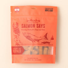 Load image into Gallery viewer, POLKADOG Salmon Says Crunchy Bones Treats for Dogs &amp; Cats

