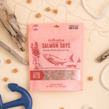 Load image into Gallery viewer, POLKADOG Salmon Says Crunchy Bits for Dogs &amp; Cats
