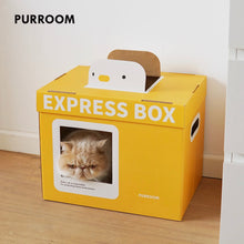 Load image into Gallery viewer, PURROOM 'Express Box' Moving Box Cat Scratching Box
