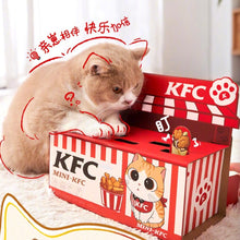 Load image into Gallery viewer, KFC 'Mini KFC' Whack-A-Mole Cardboard Box Cat Toy
