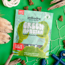Load image into Gallery viewer, POLKADOG Green Monstah Crunchy Bones Treats for Dogs &amp; Cats

