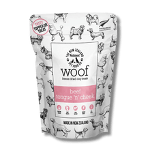 Load image into Gallery viewer, NZ NATURAL PET FOOD CO. WOOF Freeze-Dried Beef Tongue 'n' Cheek 🐱🐶
