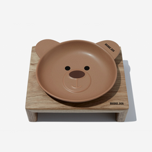Load image into Gallery viewer, BRIDGE.DOG Bear Dish Caramel Face
