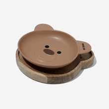 Load image into Gallery viewer, BRIDGE.DOG Bear Dish Caramel Face
