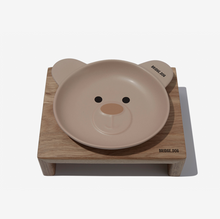 Load image into Gallery viewer, BRIDGE.DOG Bear Dish Beige Face
