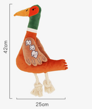 Load image into Gallery viewer, FOFOS Duck Plush Squeaky Dog Toy Cat Toy - Brown
