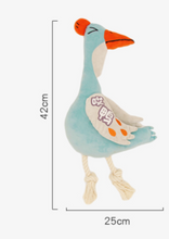 Load image into Gallery viewer, FOFOS Duck Plush Squeaky Bite Dog Toy Cat Toy - Sky Blue
