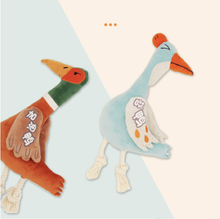 Load image into Gallery viewer, FOFOS Duck Plush Squeaky Dog Toy Cat Toy - Brown
