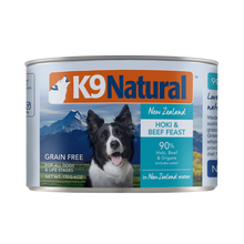 Load image into Gallery viewer, K9 NATURAL Hoki &amp; Beef Feast Dog Can
