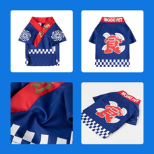Load image into Gallery viewer, MOOKIPET Japanese Food God Kimono - Blue
