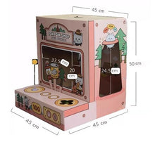 Load image into Gallery viewer, POM POM SHOP CAT SCRATCHER HOUSE
