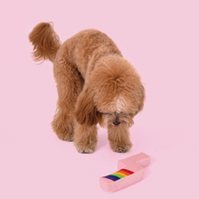 Load image into Gallery viewer, PURLAB Squeaky Rainbow Lightning Toy

