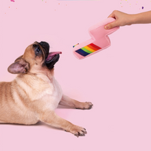 Load image into Gallery viewer, PURLAB Squeaky Rainbow Lightning Toy
