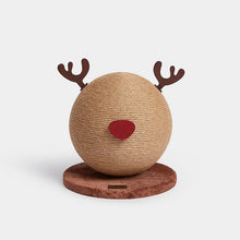 Load image into Gallery viewer, VETRESKA Reindeer Cat Scratcher Ball
