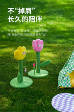 Load image into Gallery viewer, ZEZE Bright Tulip Cat Scratching Post Scratcher Tree
