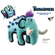 Load image into Gallery viewer, GIGWI Duraspikes Elephant Dog Toy - Light Blue
