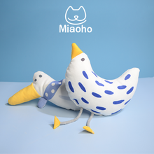 Load image into Gallery viewer, MIAOHO Blue Dotted Hen Catnip Cat Toy

