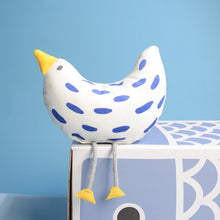 Load image into Gallery viewer, MIAOHO Blue Dotted Hen Catnip Cat Toy
